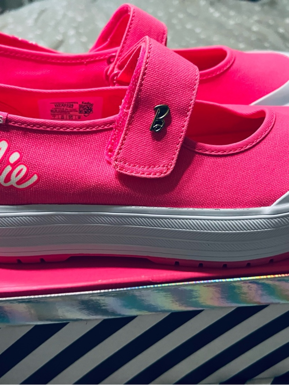 Keds x Barbie Pink Mary Jane Platform Sneakers - Picture 4 of 6
